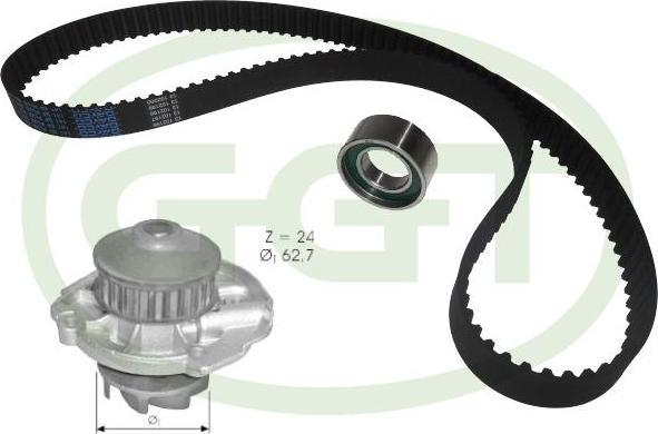 GGT KPA20022 - Ūdenssūknis + Zobsiksnas komplekts autodraugiem.lv