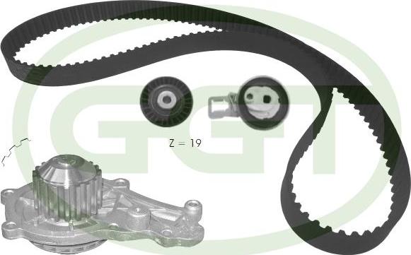 GGT KPA20169 - Ūdenssūknis + Zobsiksnas komplekts autodraugiem.lv