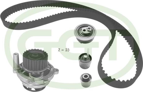 GGT KPA20166 - Ūdenssūknis + Zobsiksnas komplekts autodraugiem.lv