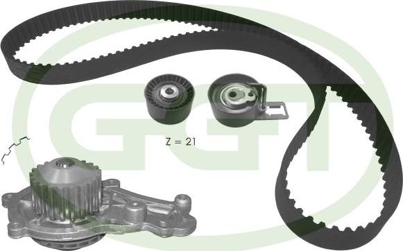 GGT KPA20160 - Ūdenssūknis + Zobsiksnas komplekts autodraugiem.lv