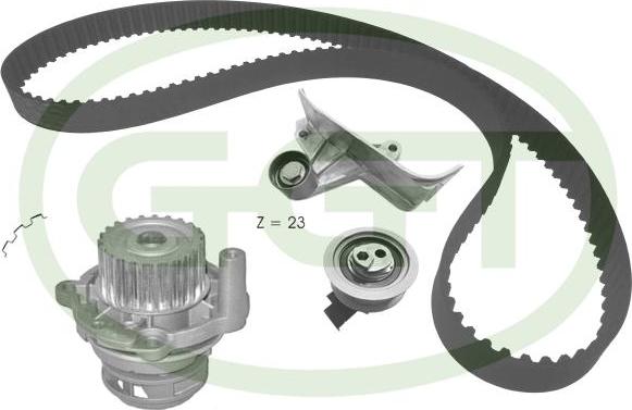GGT KPA20168 - Ūdenssūknis + Zobsiksnas komplekts autodraugiem.lv
