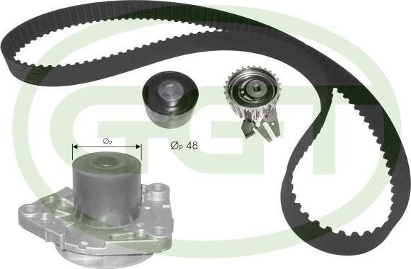 GGT KPA20109 - Ūdenssūknis + Zobsiksnas komplekts autodraugiem.lv