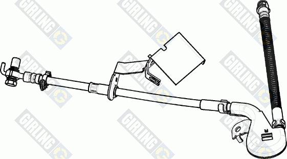 Girling 9004976 - Bremžu šļūtene autodraugiem.lv