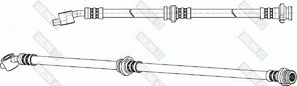 Girling 9004972 - Bremžu šļūtene autodraugiem.lv