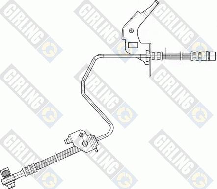 Girling 9004567 - Bremžu šļūtene autodraugiem.lv