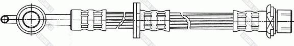 Girling 9004510 - Bremžu šļūtene autodraugiem.lv