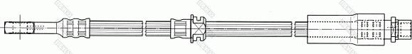 Girling 9004673 - Bremžu šļūtene autodraugiem.lv
