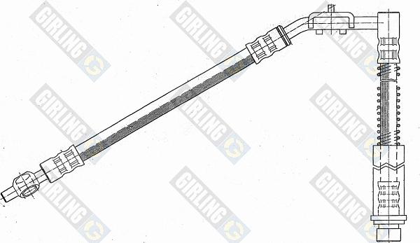 Girling 9004256 - Bremžu šļūtene autodraugiem.lv
