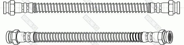 Girling 9001189 - Bremžu šļūtene autodraugiem.lv