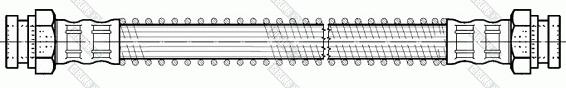 Girling 9001226 - Bremžu šļūtene autodraugiem.lv