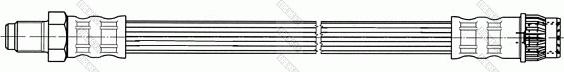 Girling 9002531 - Bremžu šļūtene autodraugiem.lv