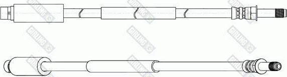 Girling 9002654 - Bremžu šļūtene autodraugiem.lv