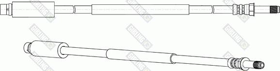 Girling 9002652 - Bremžu šļūtene autodraugiem.lv