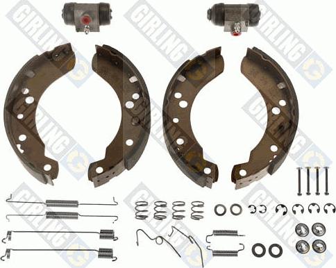 Girling 5216781 - Bremžu loku komplekts autodraugiem.lv