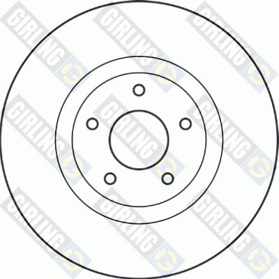 Girling 6049895 - Bremžu diski autodraugiem.lv
