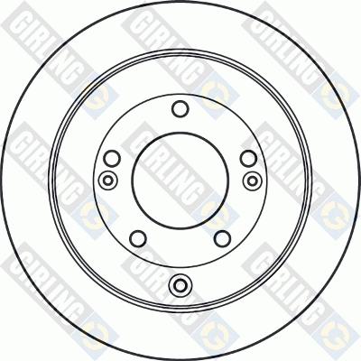 Girling 6049374 - Bremžu diski autodraugiem.lv