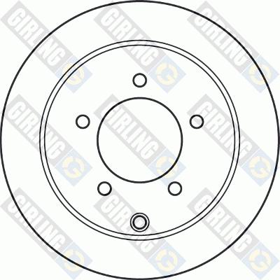 Girling 6049734 - Bremžu diski autodraugiem.lv