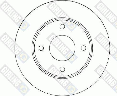 Girling 6044571 - Bremžu diski autodraugiem.lv