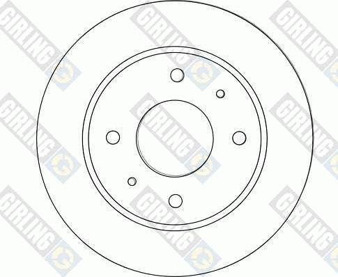 Girling 6044634 - Bremžu diski autodraugiem.lv
