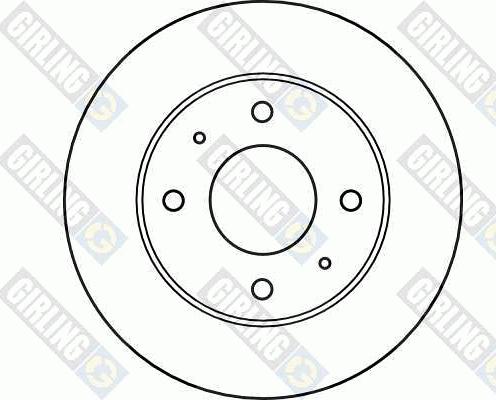 Girling 6040811 - Bremžu diski autodraugiem.lv