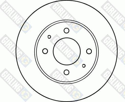 Girling 6041581 - Bremžu diski autodraugiem.lv