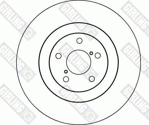 Girling 6041033 - Bremžu diski autodraugiem.lv