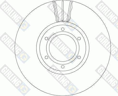Girling 6041111 - Bremžu diski autodraugiem.lv