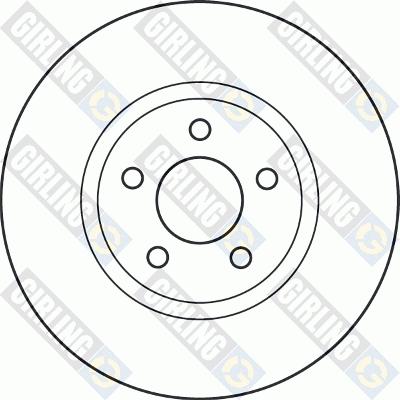 Girling 6048745 - Bremžu diski autodraugiem.lv