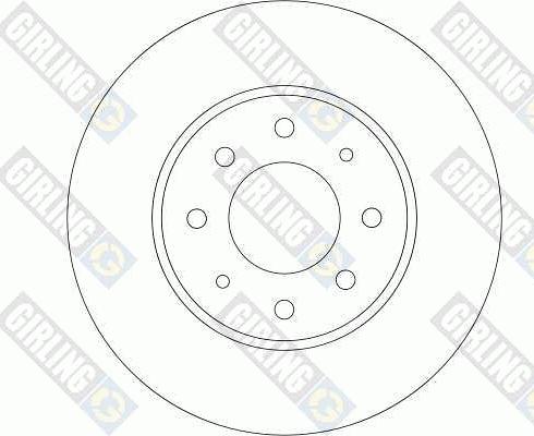 Girling 6043451 - Bremžu diski autodraugiem.lv