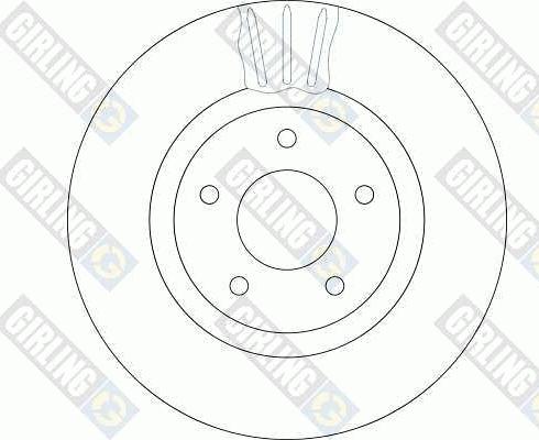 Girling 6042195 - Bremžu diski autodraugiem.lv