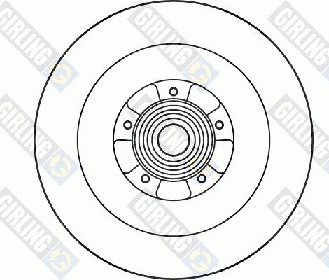 Girling 6042286 - Bremžu diski autodraugiem.lv