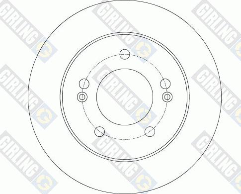 Girling 6061444 - Bremžu diski autodraugiem.lv