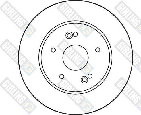 Girling 6010284 - Bremžu diski autodraugiem.lv