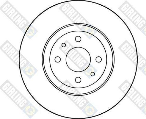 Girling 6017571 - Bremžu diski autodraugiem.lv