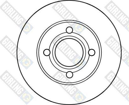 Girling 6025983 - Bremžu diski autodraugiem.lv