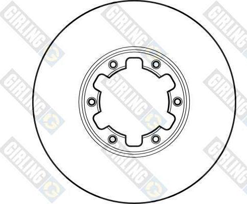 Girling 6026251 - Bremžu diski autodraugiem.lv