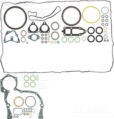 Glaser B93303-01 - Blīvju komplekts, Motora bloks autodraugiem.lv