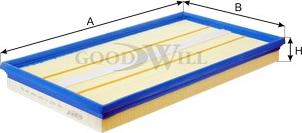 GoodWill AG 415 - Gaisa filtrs autodraugiem.lv