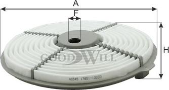 GoodWill AG 545 - Gaisa filtrs autodraugiem.lv