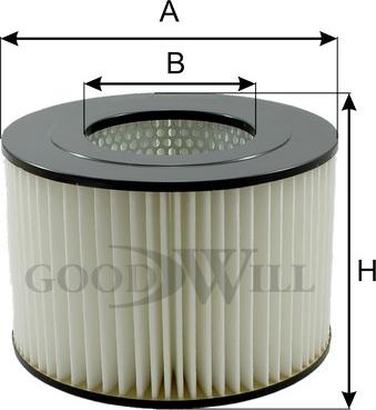 GoodWill AG 534 - Gaisa filtrs autodraugiem.lv