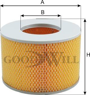 GoodWill AG 533 - Gaisa filtrs autodraugiem.lv