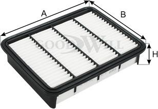 GoodWill AG 104/1 - Gaisa filtrs autodraugiem.lv