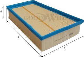 GoodWill AG 360/1 - Gaisa filtrs autodraugiem.lv