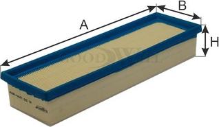 GoodWill AG 325 - Gaisa filtrs autodraugiem.lv