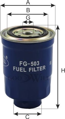 GoodWill FG 503 - Degvielas filtrs autodraugiem.lv