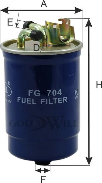 GoodWill FG 704 - Degvielas filtrs autodraugiem.lv