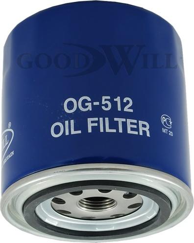 GoodWill OG 512 - Eļļas filtrs autodraugiem.lv
