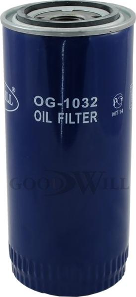 GoodWill OG 1032 - Eļļas filtrs autodraugiem.lv