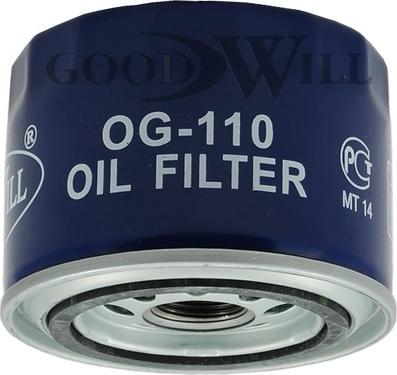 GoodWill OG 110 - Eļļas filtrs autodraugiem.lv