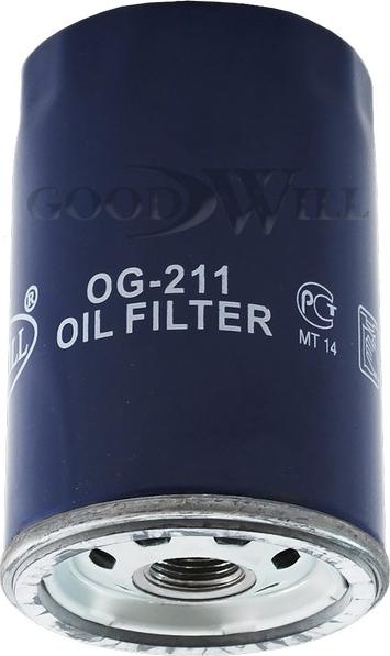 GoodWill OG 211 - Eļļas filtrs autodraugiem.lv